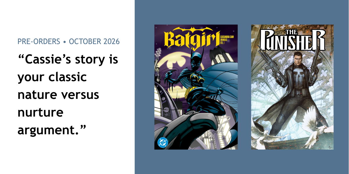 so we’re solving FOC with punching then? - Big Book Pre-Orders October '26 - Walt's Comic Shop