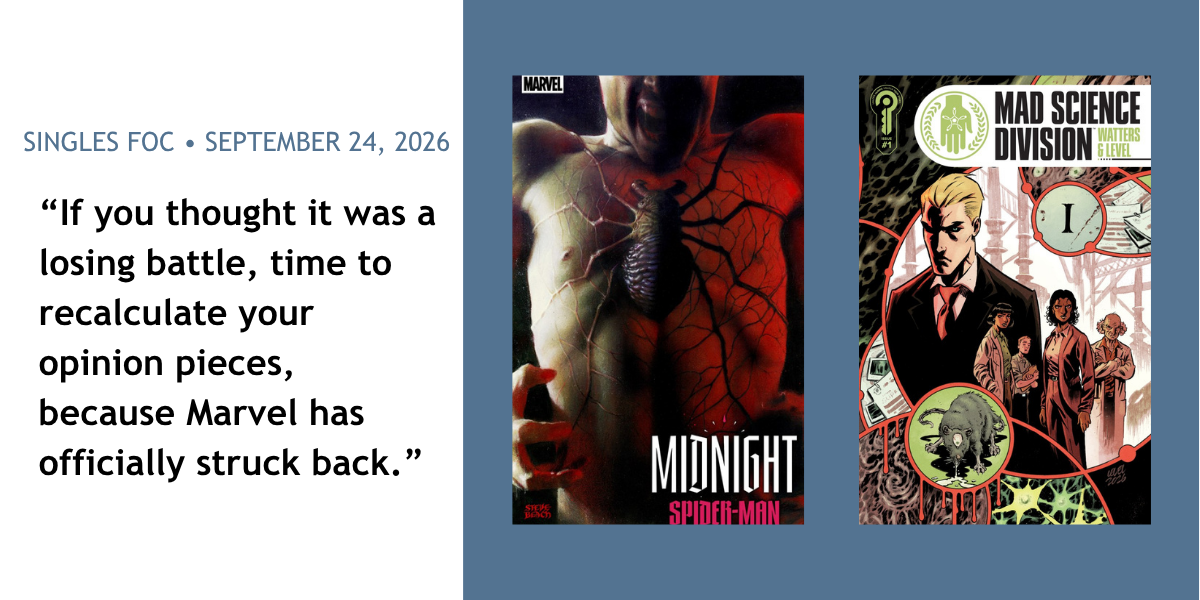 You Missed Midnight? We Got You. 🌙 - Single Issues FOC 24.09.2026 - Walt's Comic Shop