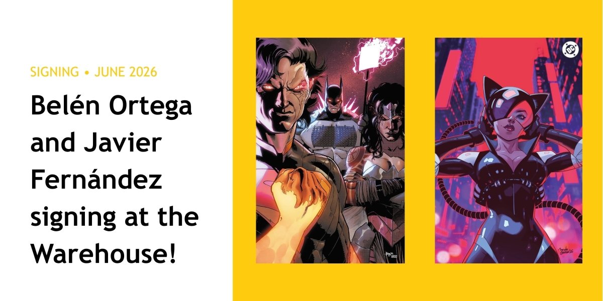 Signing with Belén Ortega and Javier Fernández! - Walt's Comic Shop