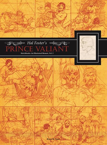 Hal Fosters Prince Valiant Sketchbooks HC Vol 02 An Illustrated Memoir *PRE-ORDER*