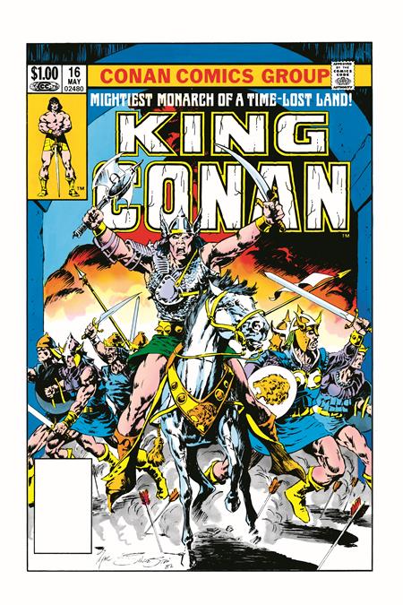 King Conan The Original Comics Omnibus HC Vol 01 Direct Market Exclusive Marc Silvestri Cover