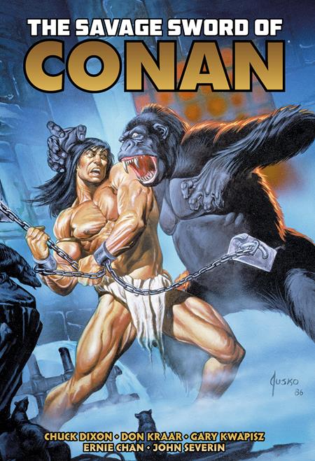 Savage Sword Of Conan The Original Comics Omnibus HC Vol 10 Direct Market Edition Joe Jusko Kong Cover *PRE-ORDER*