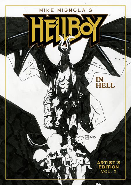 Mike Mignolas Hellboy In Hell Artists Edition HC Book 02 Mike Mignola Cover *PRE-ORDER*