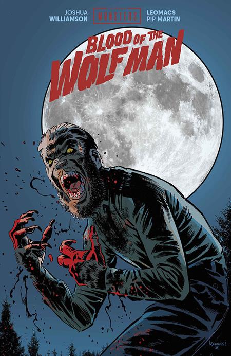 Universal Monsters Blood Of The Wolf Man HC Leomacs Cover *PRE-ORDER*