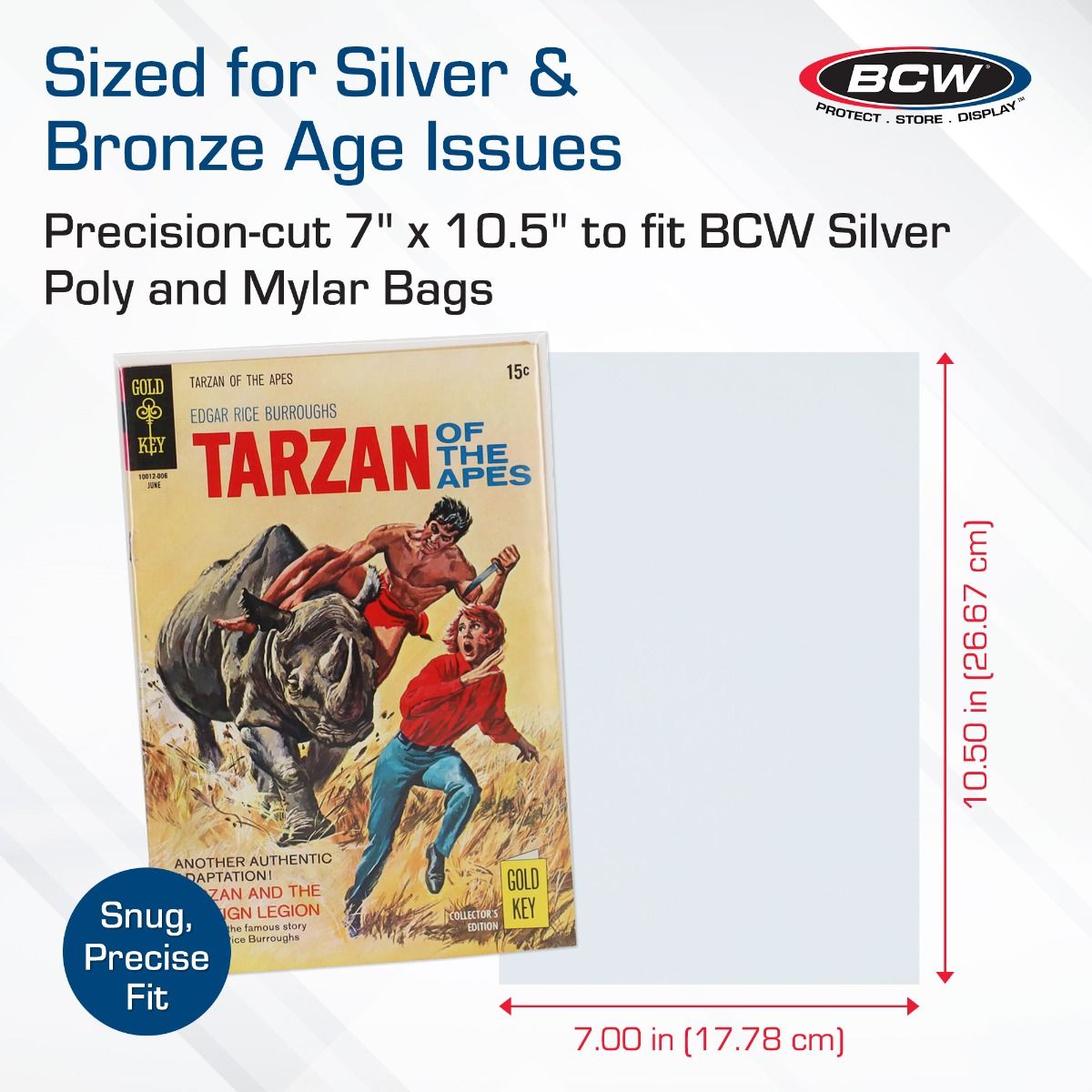 BCW Silver Comic Backing Boards (100 pack)