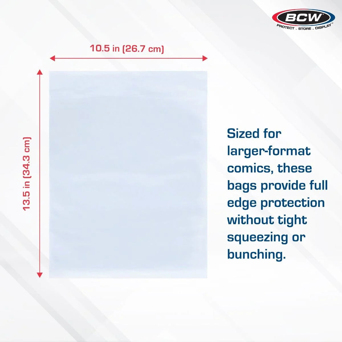 BCW Treasury Bags (Pack Of 100) — Perfect Size for bagging Omnis!