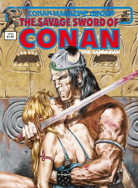 Savage Sword Of Conan The Original Comics Omnibus HC Vol 07 Direct Market Edition Cover *PRE-ORDER*