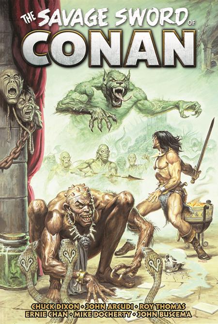 Savage Sword Of Conan The Original Comics Omnibus HC Vol 13 Direct Market Edition Earl Norem Cover *PRE-ORDER*