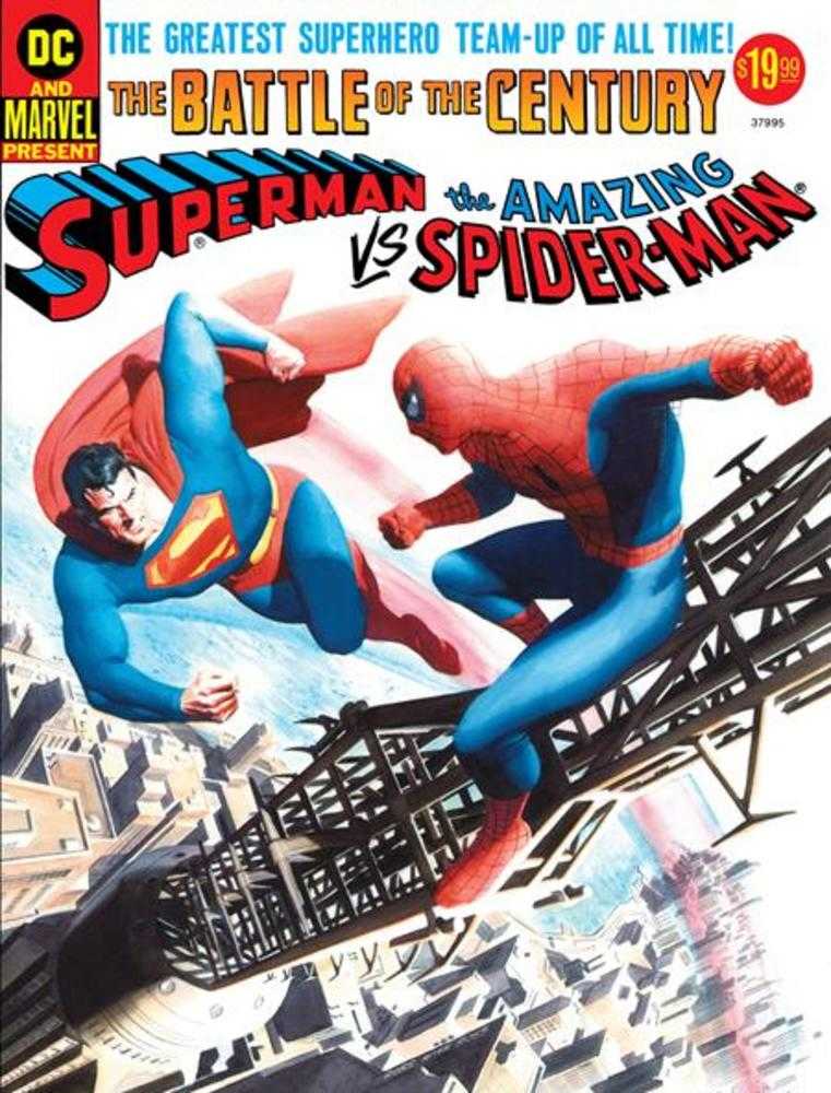 50 Th Anniversary Treasury Edition Superman vs The Amazing Spider-Man #1 Facsimile Edition Cover B Alex Ross Variant *Oversize Format*