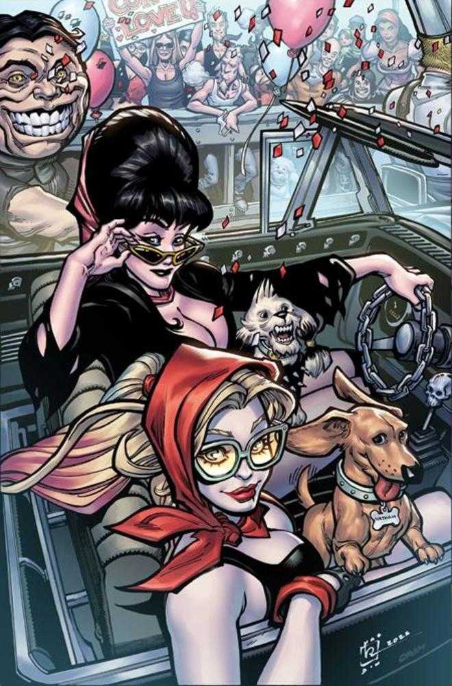 Harley Quinn X Elvira #6 Cover K Inc Chad Hardin Full Art 1:15 Ratio Variant