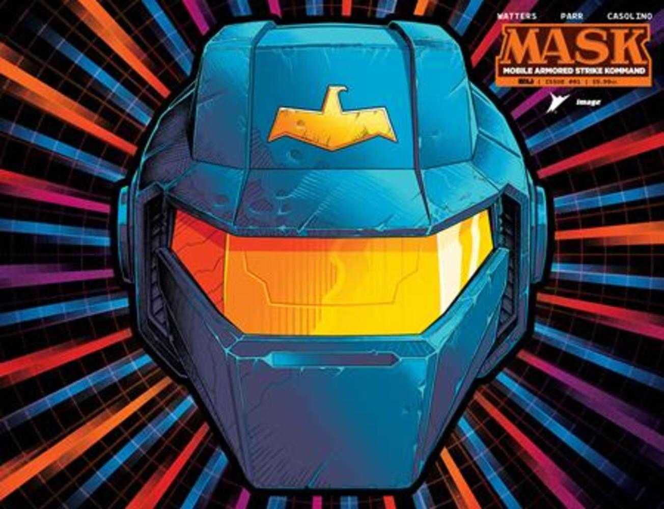 Mask #1 Cover Q Pye Parr & Luke Preece & Andres Juarez Die Cut Foil Mask Variant *one copy per customer*