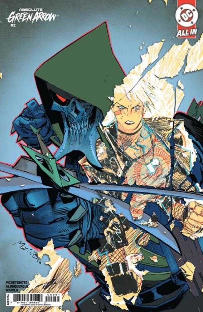 Absolute Green Arrow #2 (Of 6) Cover E Matias Bergara Card Stock 1:25 Ratio Variant