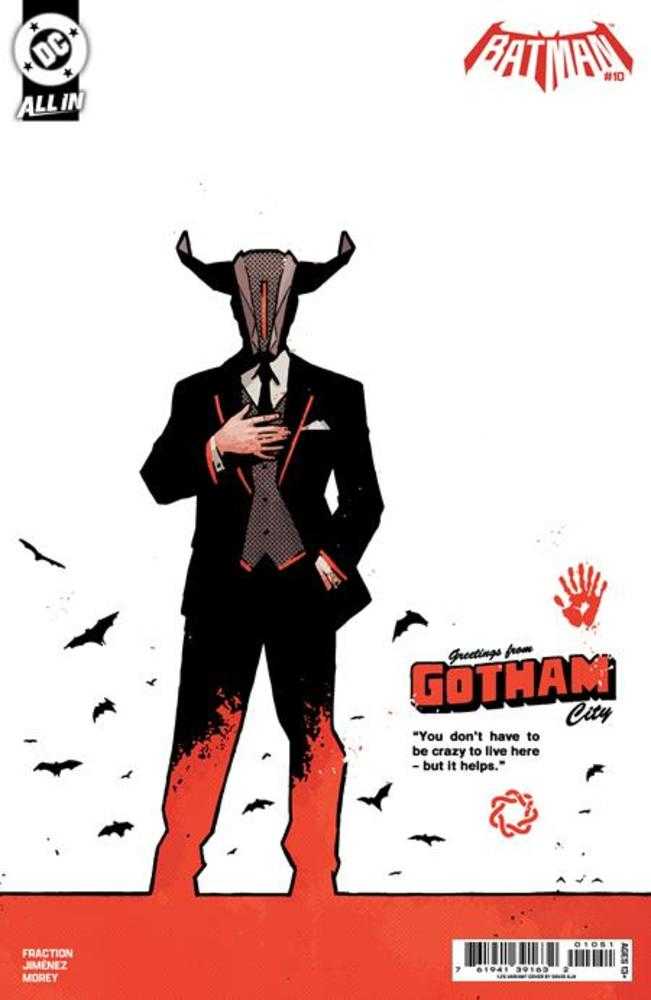 Batman #10 Cover F David Aja Card Stock 1:25 Ratio Variant