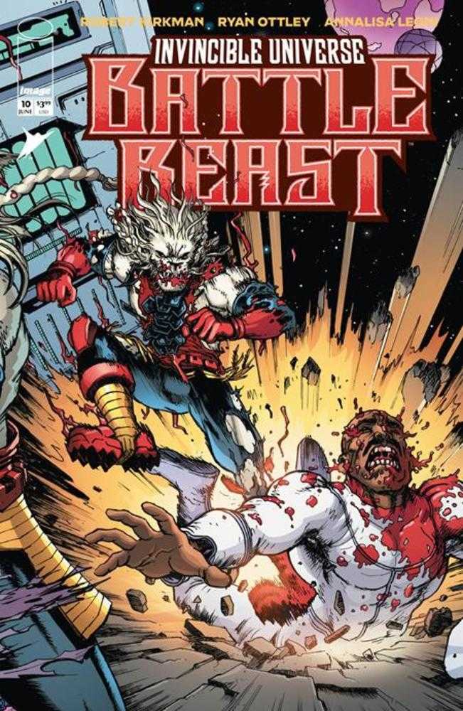 Invincible Universe Battle Beast #10 Cover C Chris Burnham & Brian Reber Connecting 1:10 Ratio Variant