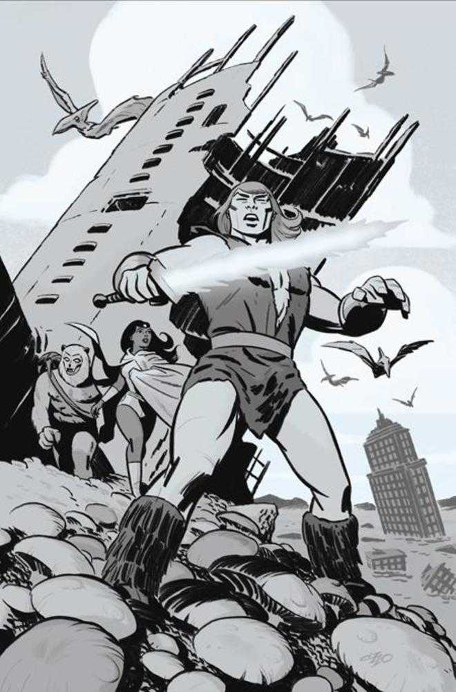 Thundarr The Barbarian #6 Cover H Michael Cho Line Art 1:15 Ratio Variant