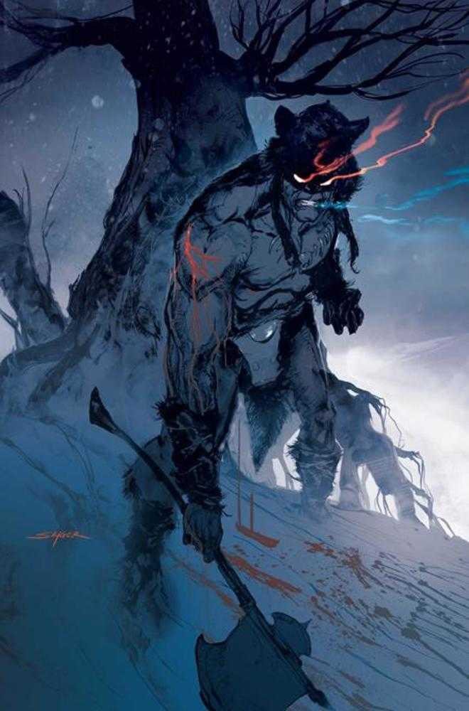 Fire And Ice Darkwolf #1 Cover K Stuart Sayger Full Art 1:15 Ratio Variant
