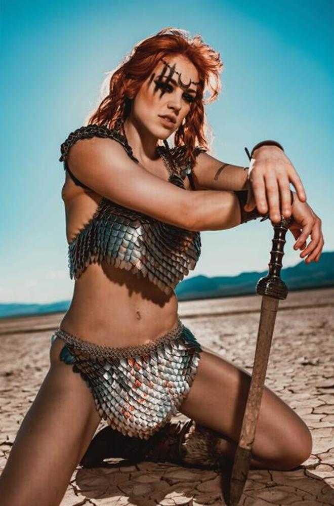 Red Sonja Noir The Plunder And The Princess #1 (One Shot) Cover G Cosplay Molly Stewart Full Art 1:10 Ratio Variant