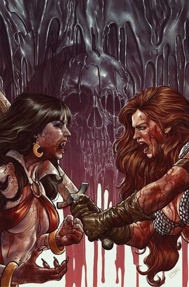 Vampirella vs Red Sonja Red City #1 Cover J Diego Yapur Full Art 1:15 Ratio Variant