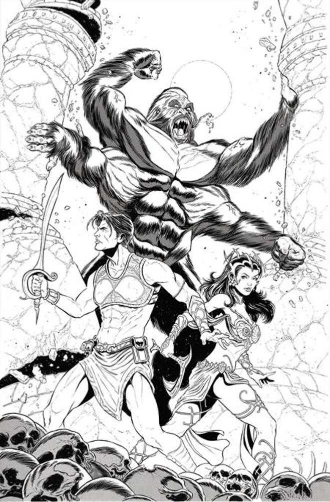 Altered States Warlords #2 Cover L Mariano Benitez Chapo Line Art Full Art 1:7 Ratio Variant