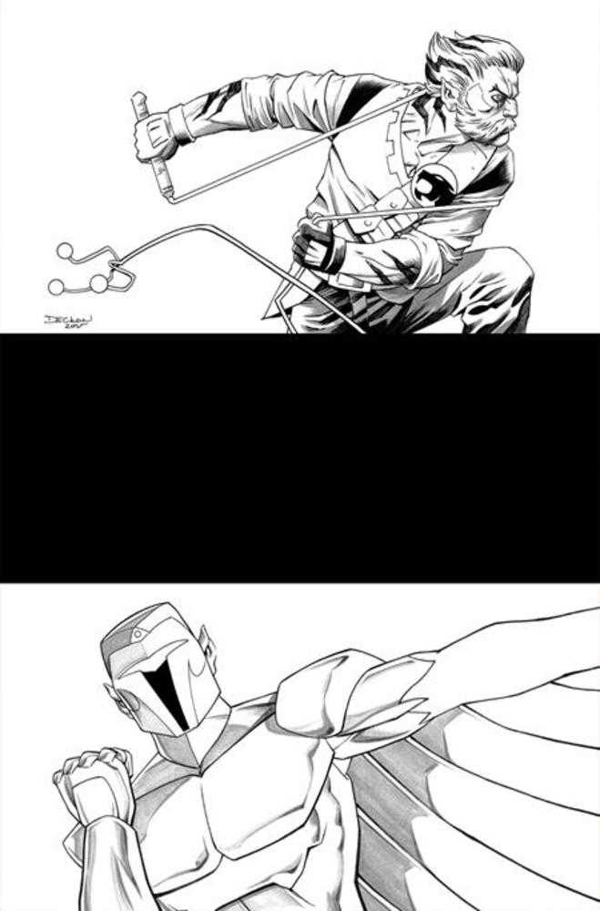 Thundercats X Silverhawks #5 Cover M Declan Shalvey Line Art Full Art 1:7 Ratio Variant