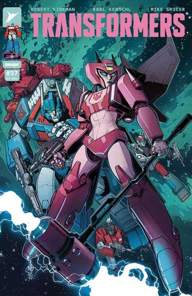 Transformers #37 Cover D Nick Bradshaw & Jim Charalampidis 1:25 Ratio Variant