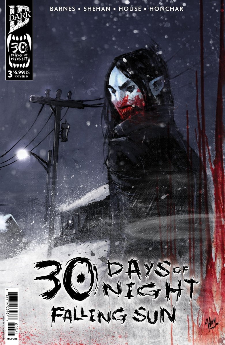 30 Days Of Night: Falling Sun 3 Variant B (Damien Worm) - Walt's Comic Shop