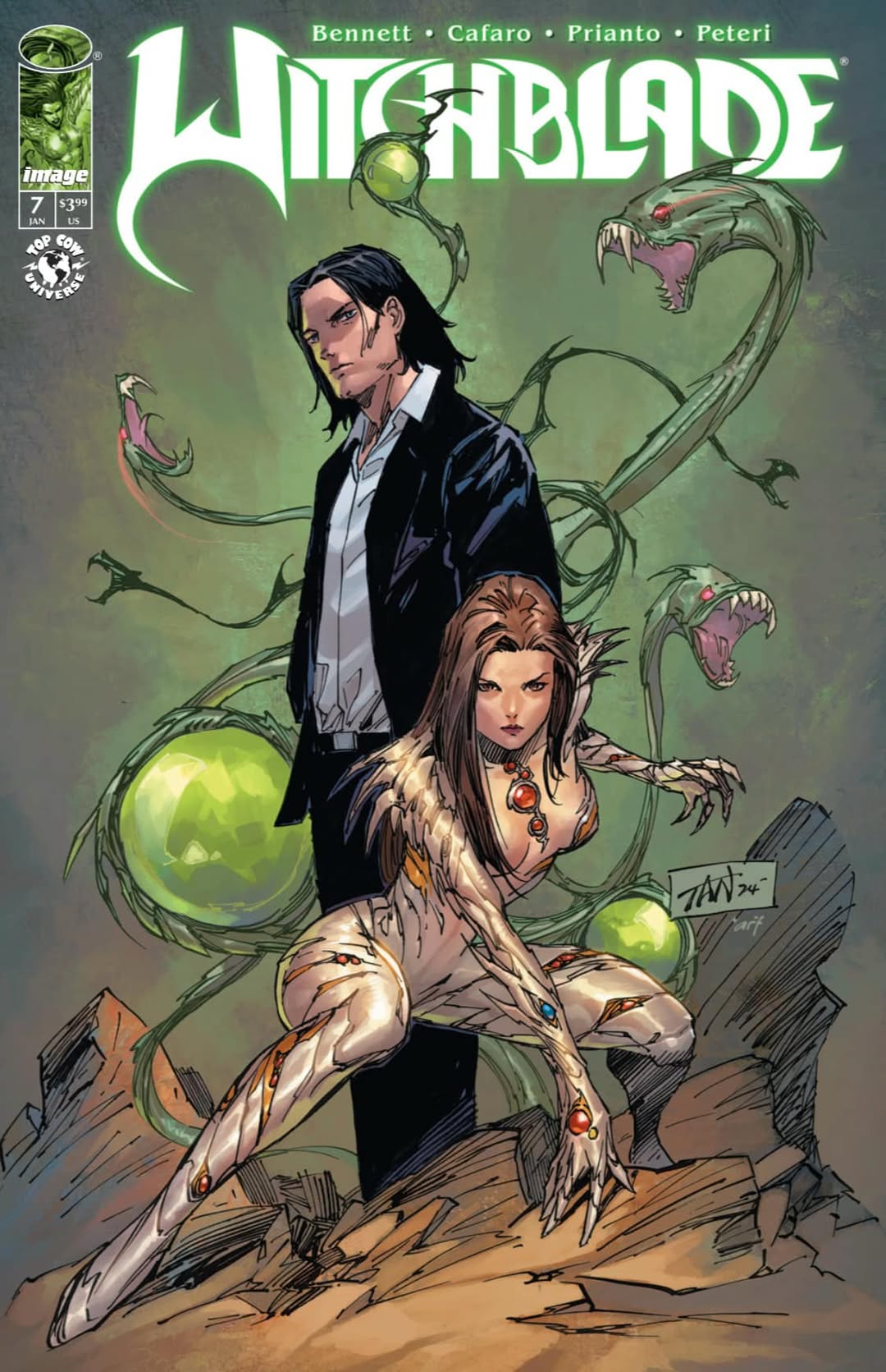 Witchblade #7 EXP Comics Variant by Billy Tan Cover (Print Run of 500)
