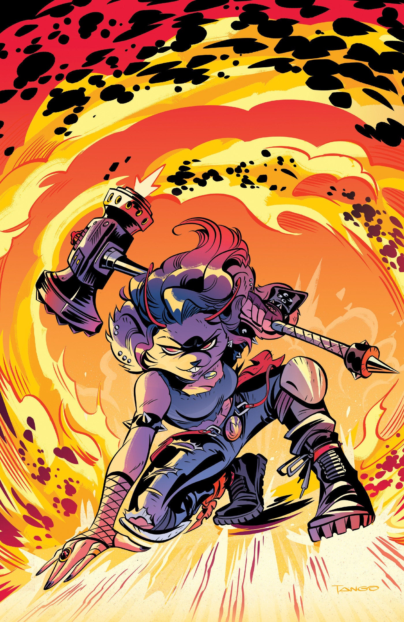 Biker Mice From Mars Scorch #1 Cover E Tango Full Art 1:10 Ratio Variant