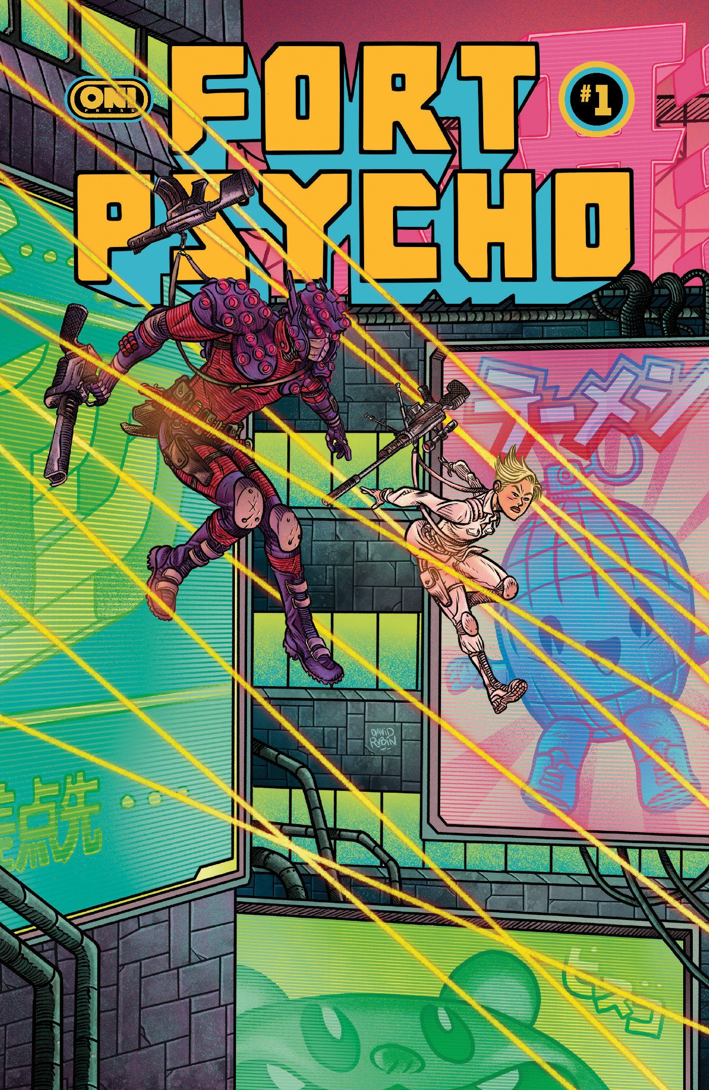 Fort Psycho #1 Cover G David Rubin 1:10 Ratio Variant