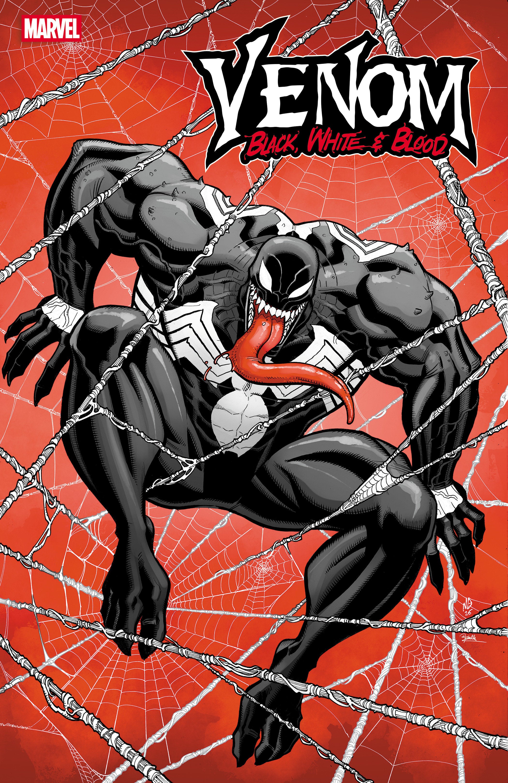 Venom: Black, White & Blood #3 Nick Bradshaw 1:25 Ratio Variant
