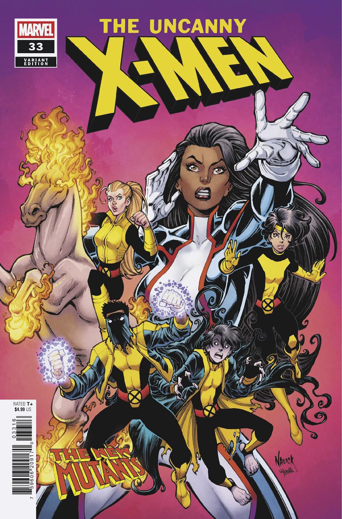 Uncanny X-Men #33 Todd Nauck 1:25 Ratio Variant