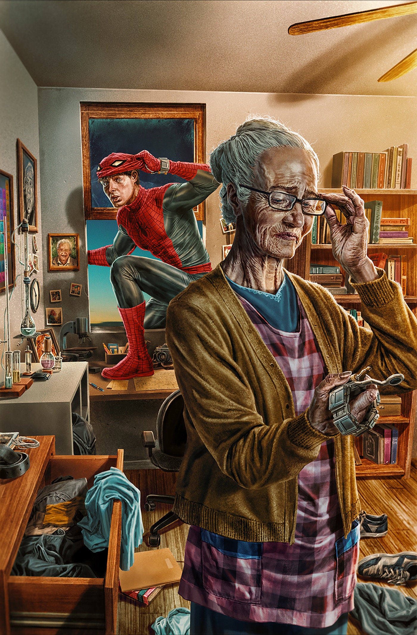 Amazing Spider-Man #35 Lee Bermejo Amazing Visions Full Art 1:100 Ratio Variant