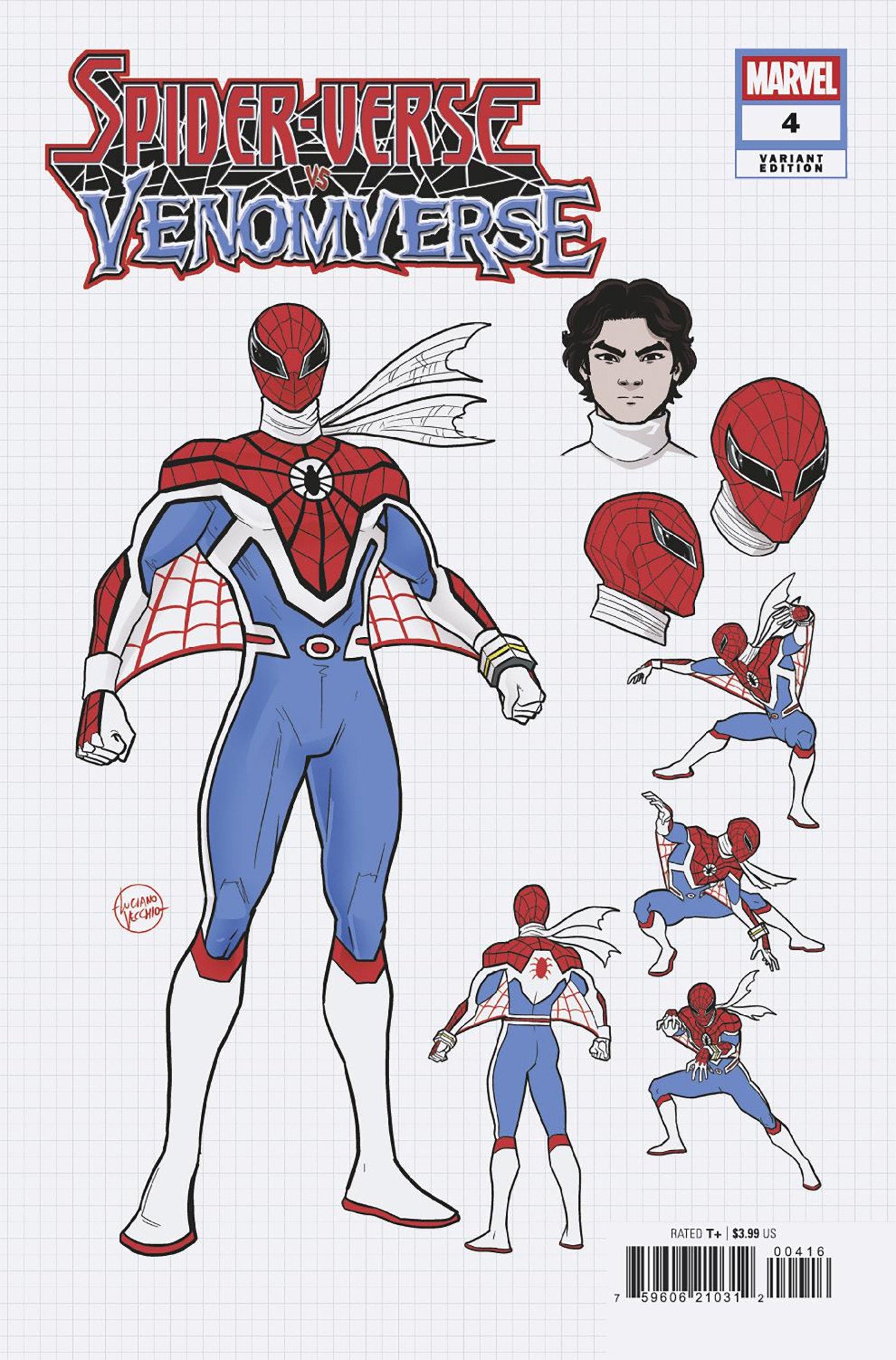 Spider Verse vs. Venomverse #4 Luciano Vecchio Design 1:10 Ratio Variant