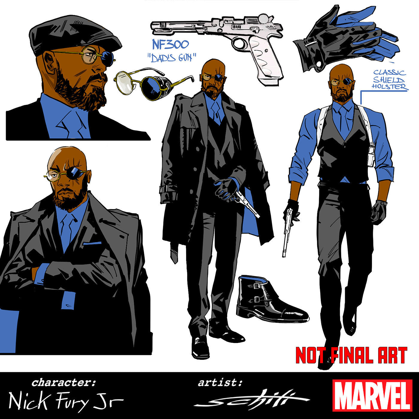Captain America #10 Valerio Schiti Design 1:10 Ratio Variant