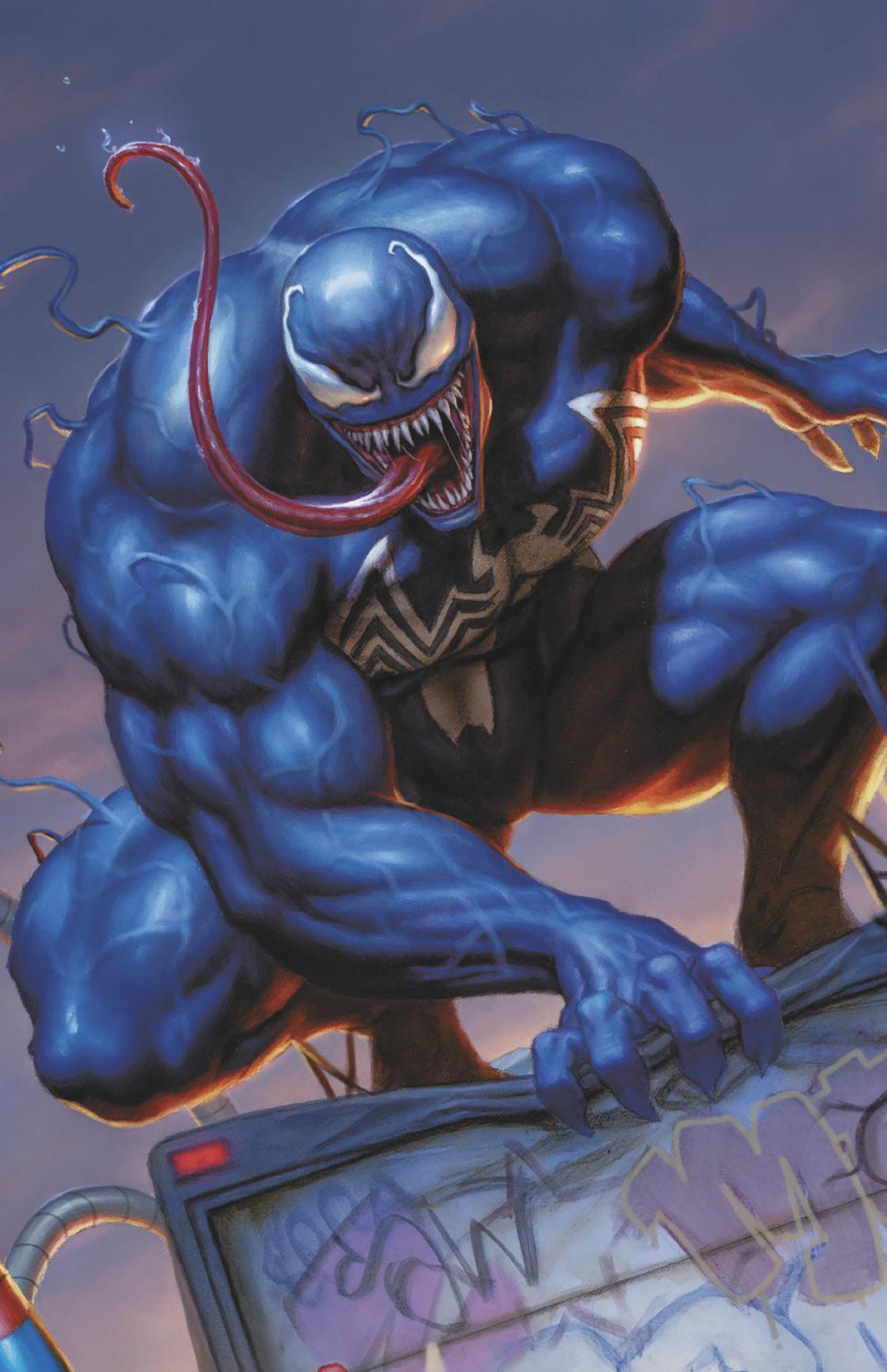 Venom #258 Dan Dos Santos Magic: The Gathering Full Art 1:50 Ratio Variant