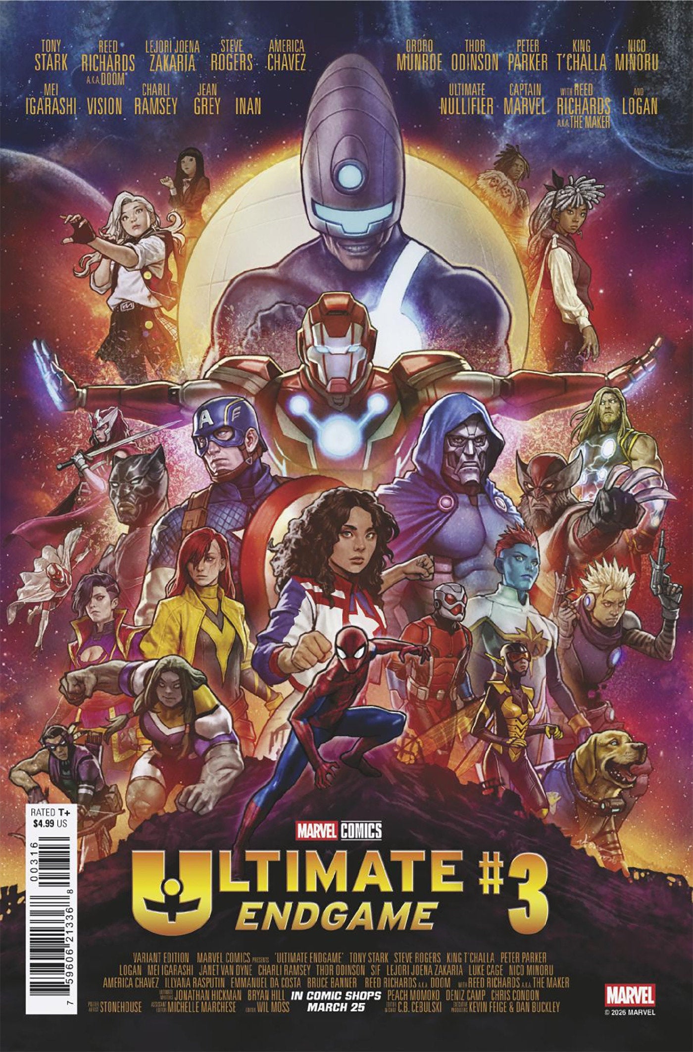 Ultimate Endgame #3 Stonehouse Homage 1:100 Ratio Variant