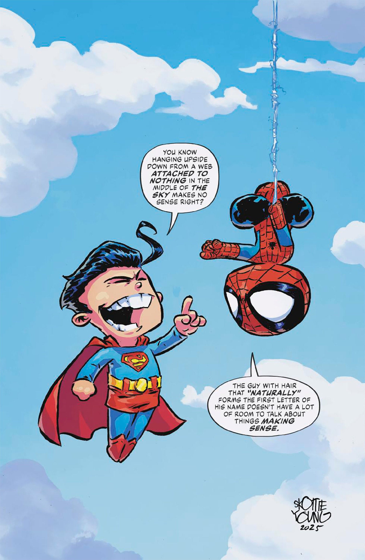 Marvel/DC: Spider-Man/Superman #1 Skottie Young Full Art Variant *one per customer*
