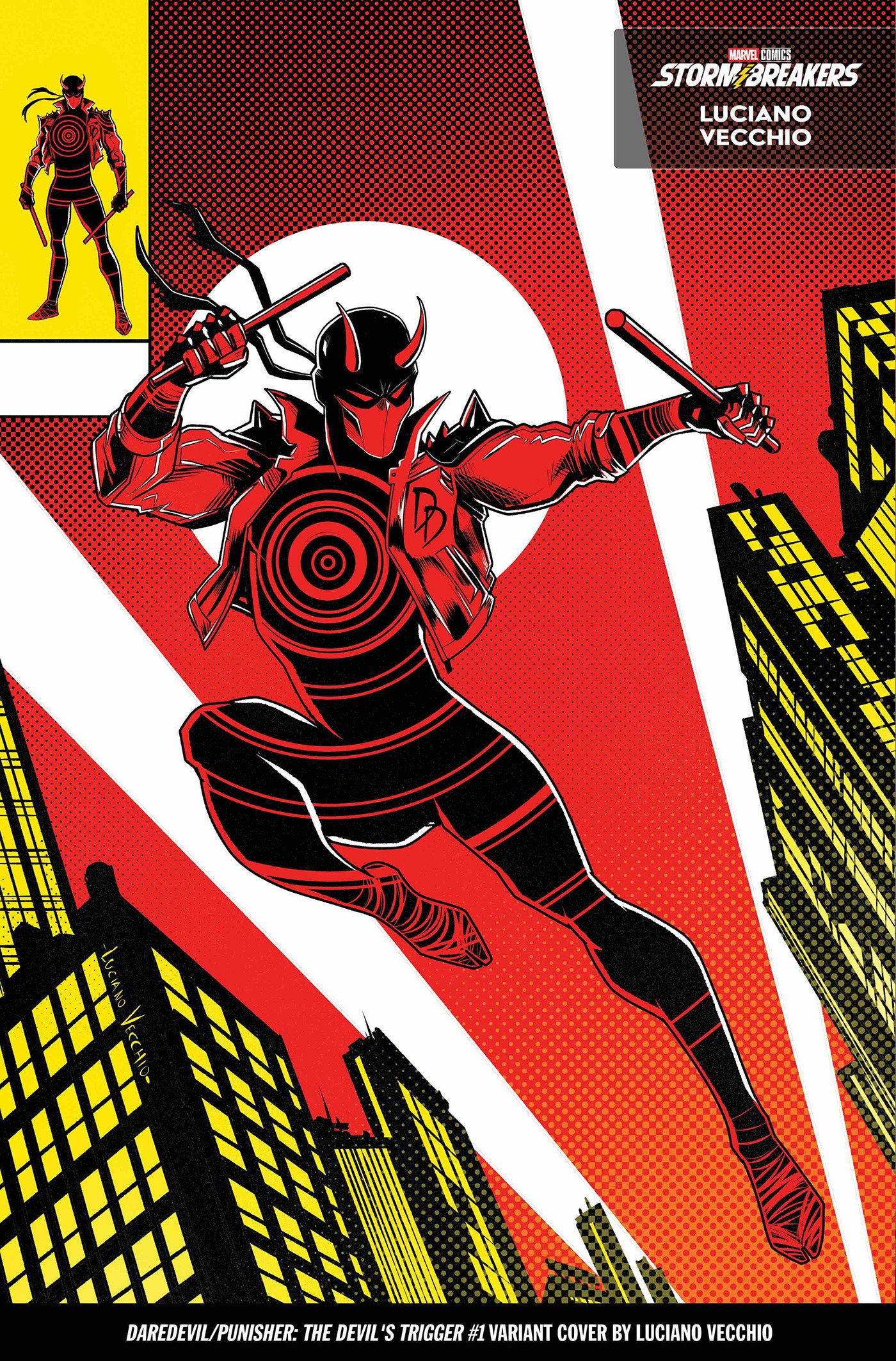Daredevil/Punisher: The Devil's Trigger #1 Luciano Vecchio From The Chaos A Costume Variant *one per customer*