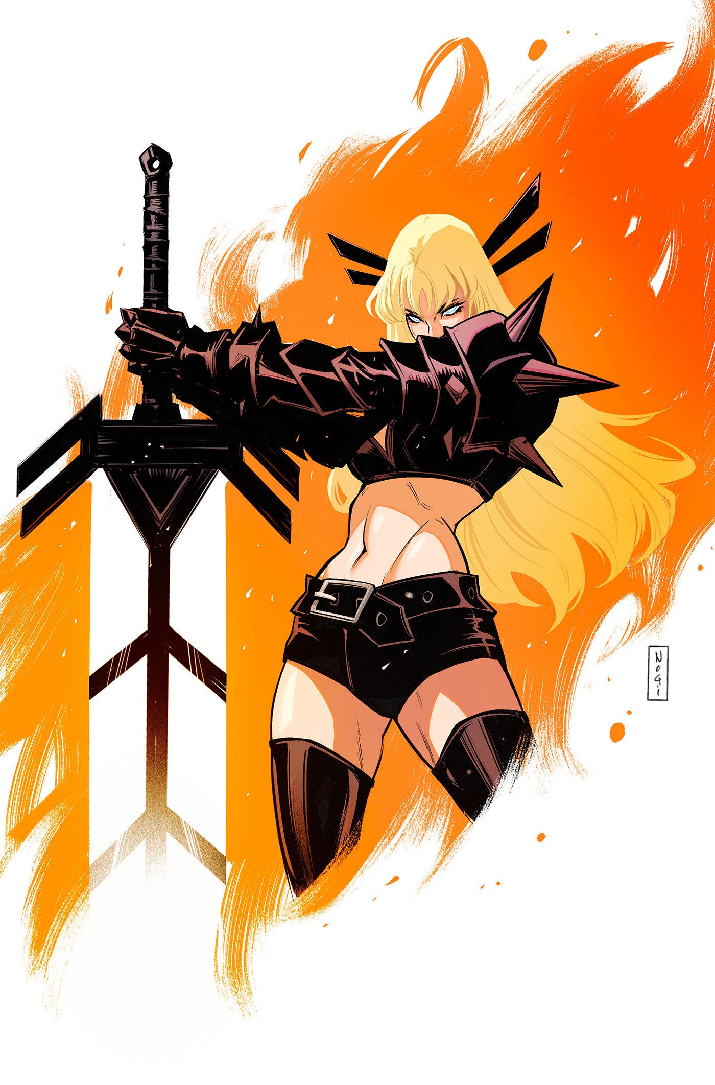 Magik & Colossus #4 Nogi San Full Art 1:50 Ratio Variant