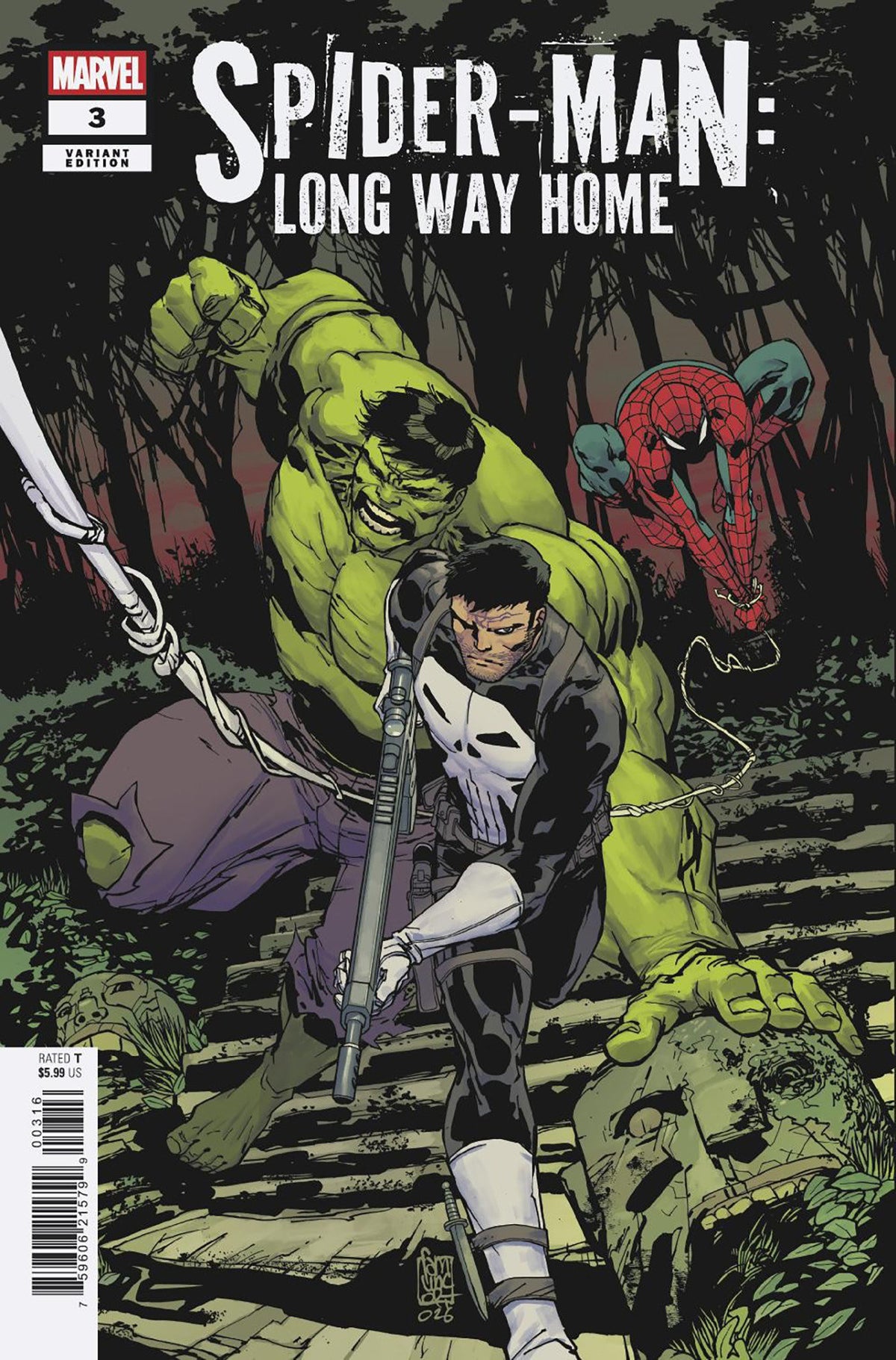 Spider-Man: Long Way Home #3 Giuseppe Camuncoli 1:25 Ratio Variant