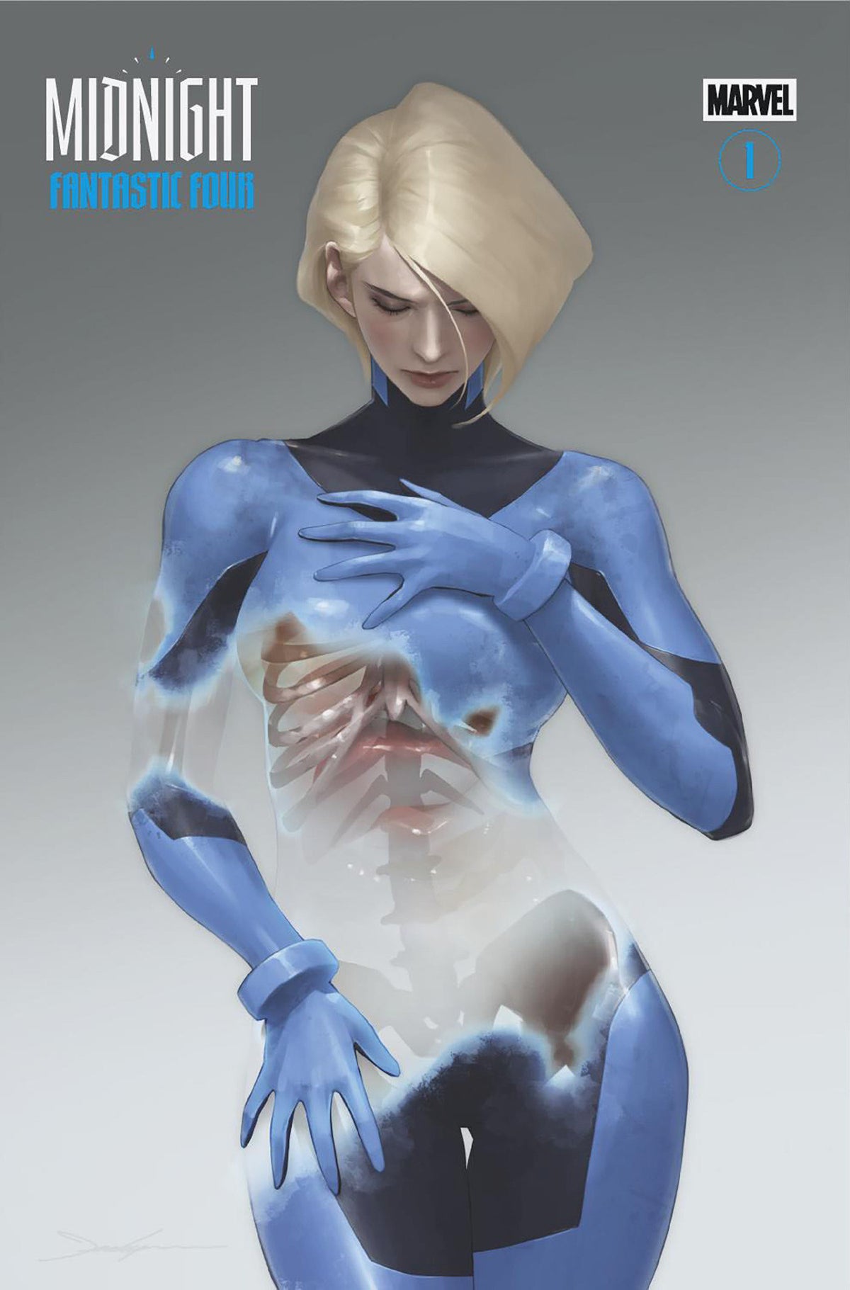 Midnight Fantastic Four #1 Cover E Jeehyung Lee Midnight Gallery 1:25 Ratio Variant