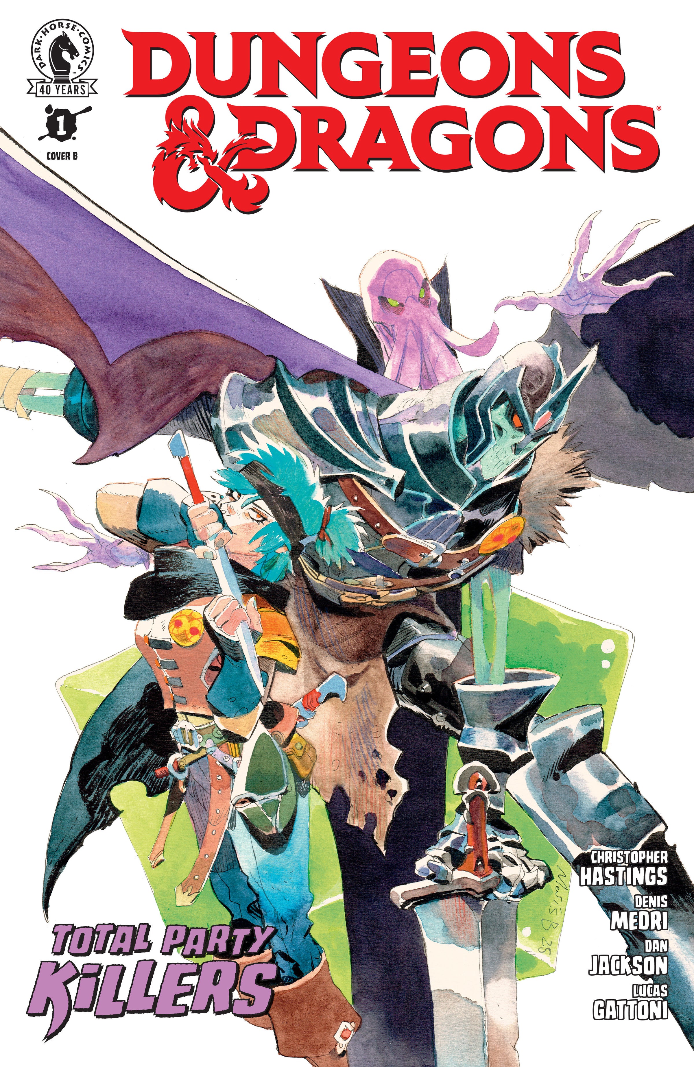 Dungeons & Dragons: Total Party Killers #1 (Cover B) 1:20 Ratio Variant (Matias Bergara)