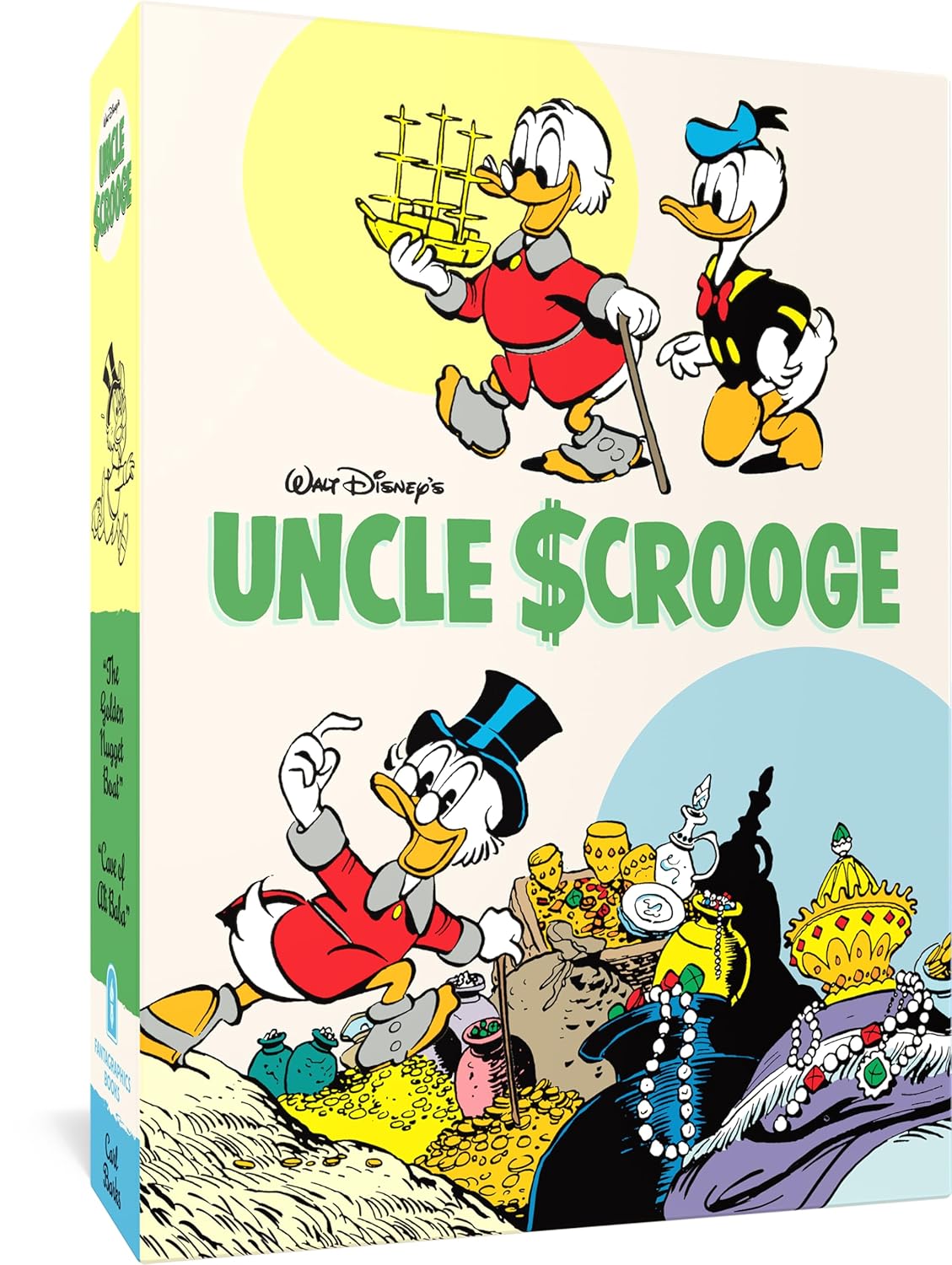 Walt Disney's Uncle Scrooge Gift Box Set HC The Golden Nugget Boat & Cave Of Ali Baba