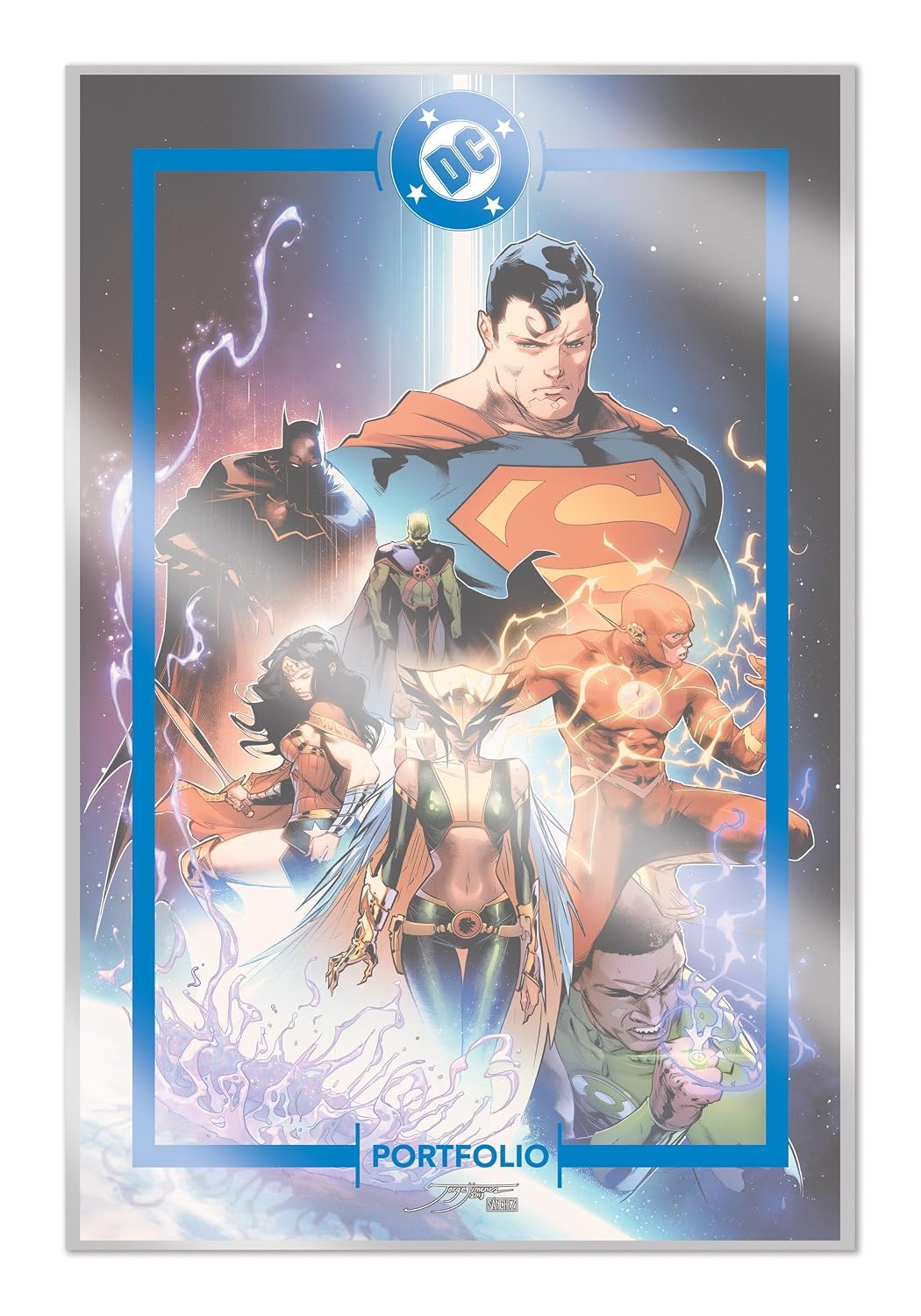 DC Portfolio Of Jorge Jimenez DC Universe 8 Print Set
