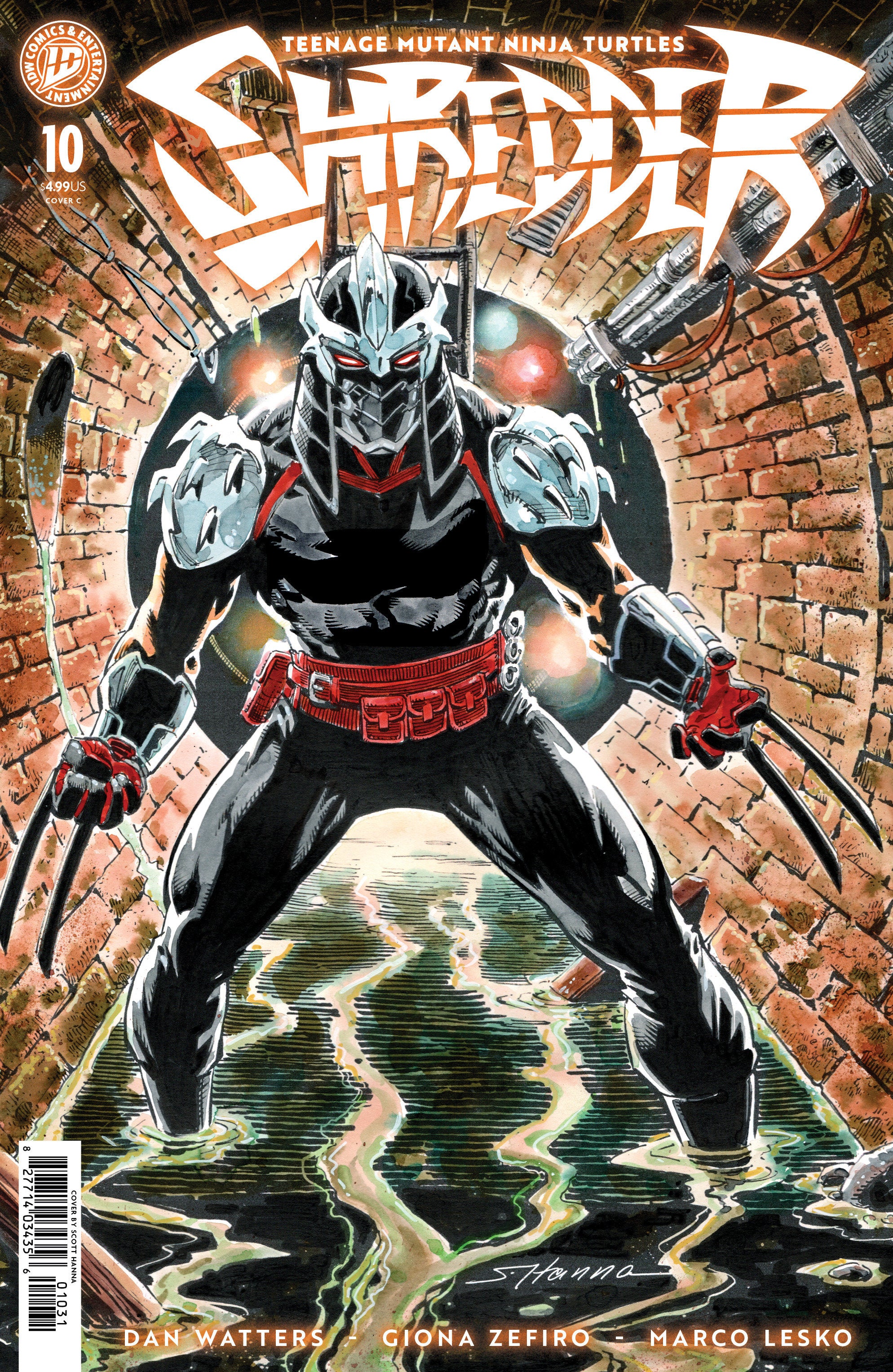 アメコミ Teenage Mutant Ninja Turtles Shredder Teenage Mutant Ninja Turtles: Shredder #10 Variant C (Hanna)