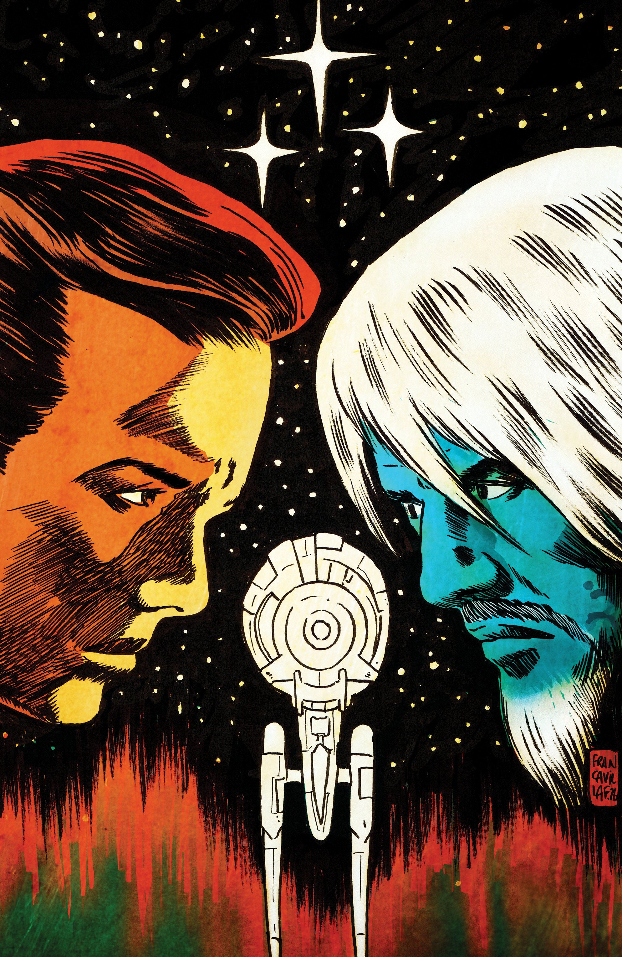 Star Trek: The Last Starship #10 1:10 Ratio Variant (Francavilla Full Art)