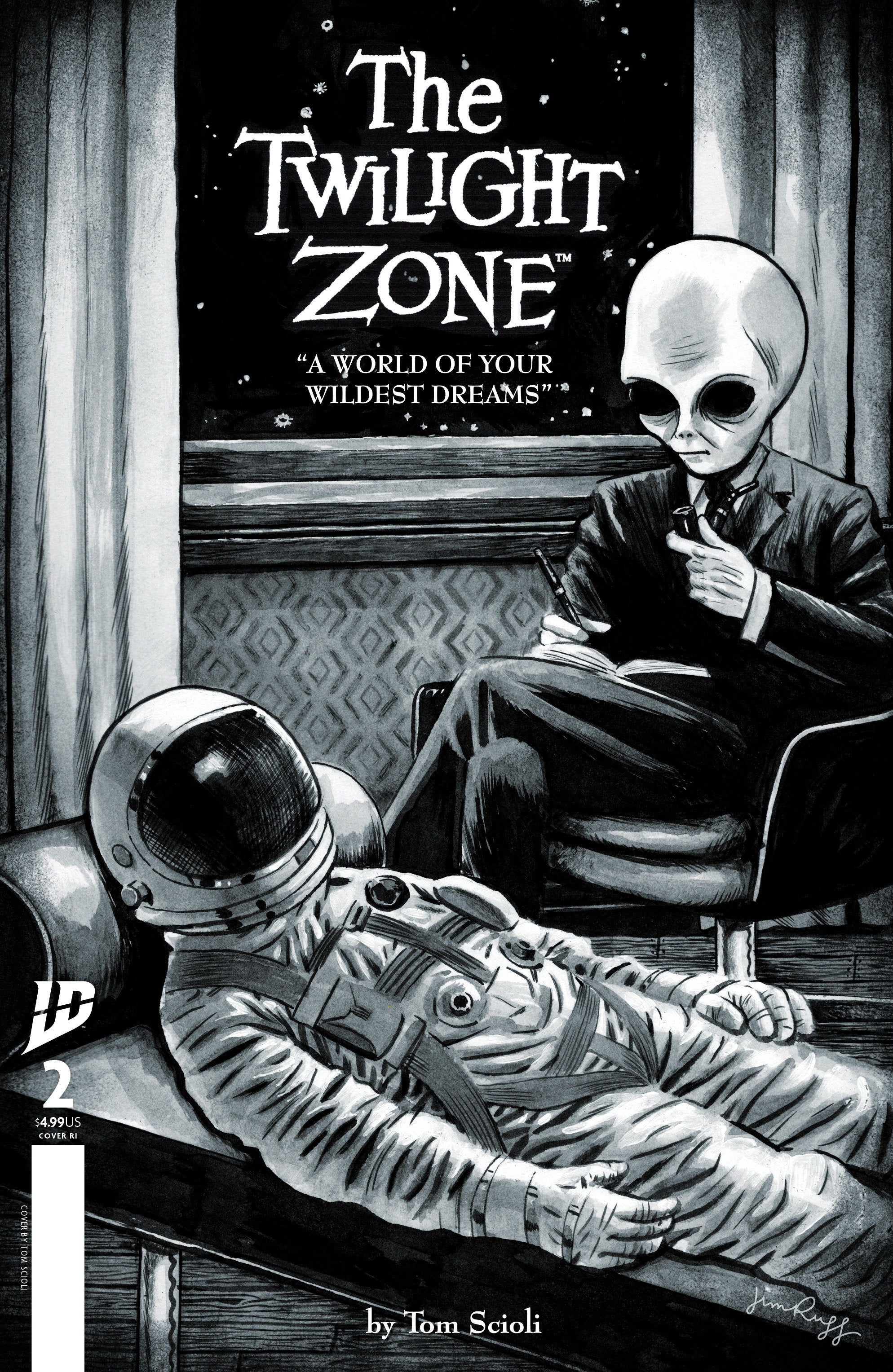 The Twilight Zone #2 1:15 Ratio Variant (Rugg)