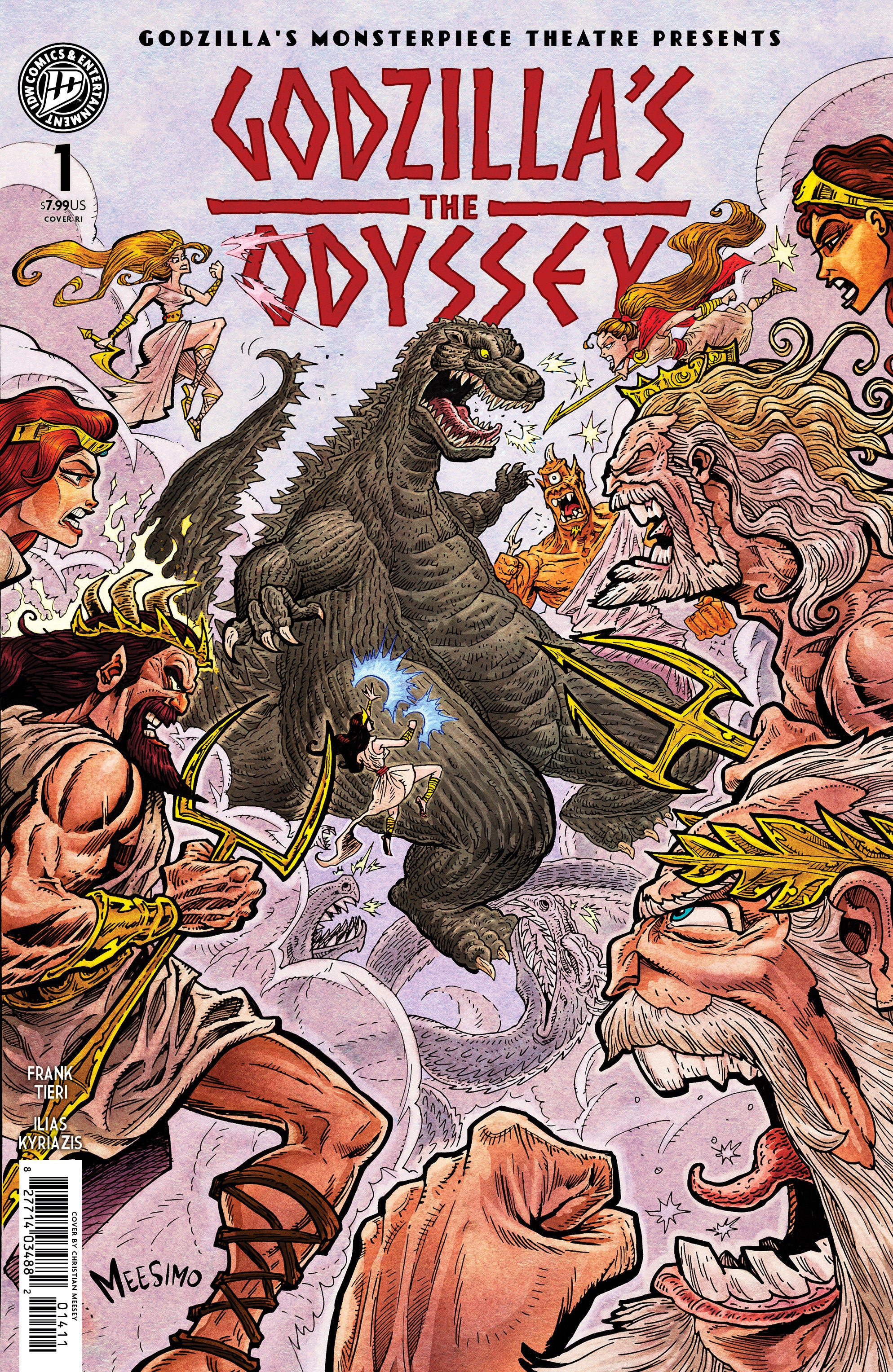 Godzilla’s Monsterpiece Theatre Presents: Godzilla’s The Odyssey 1:10 Ratio Variant (Meesey)