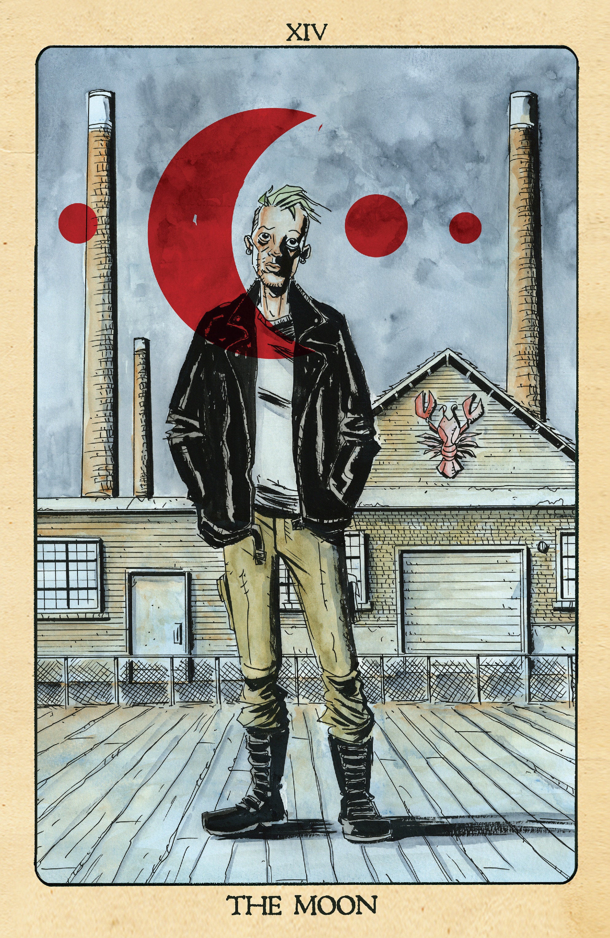 Minor Arcana #14 C 1:10 Ratio Variant Edition Tarot Card Variant (Full Art, Lemire)