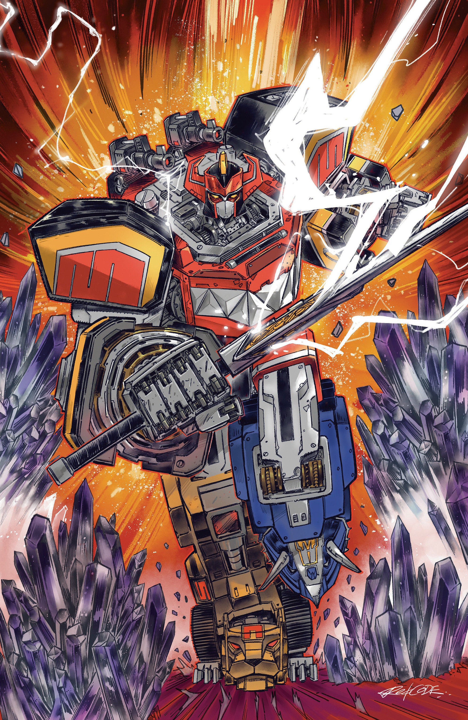 Mighty Morphin Power Rangers (2026) #2 G 1:20 Ratio Variant Edition (Full Art, Redcode)